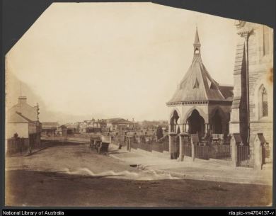 Redfern Mortuary Station. Photo by Charles Bayliss, taken between 1873 and 1880. National Library of Australia.